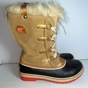 Sorel Tofino II Lace-Up Waterproof Boots With Faux Fur Cuff